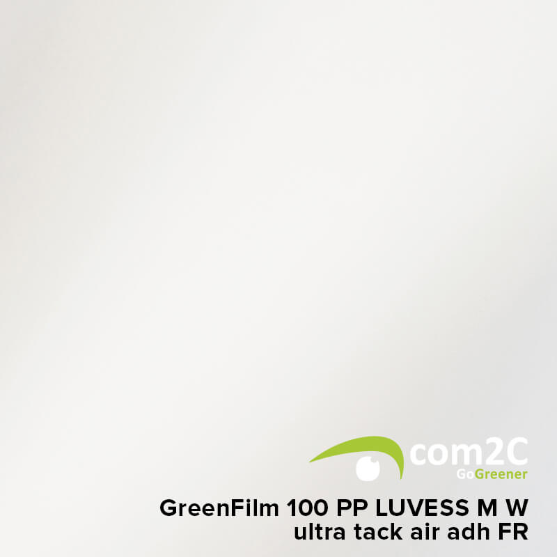 GreenFilm 100 PP LUVESS M W ultra tack air adh FR | Rolle (50m) | 137cm Breite