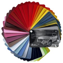 Farbfächer | Avery Supreme Wrapping Film | Color Sample Selector | inkl. neue Farben!