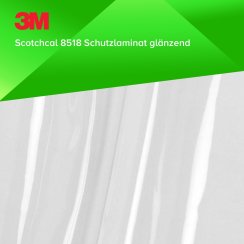 3M Scotchcal 8518 | Schutzlaminat Glanz Rolle (25 lfm) |...
