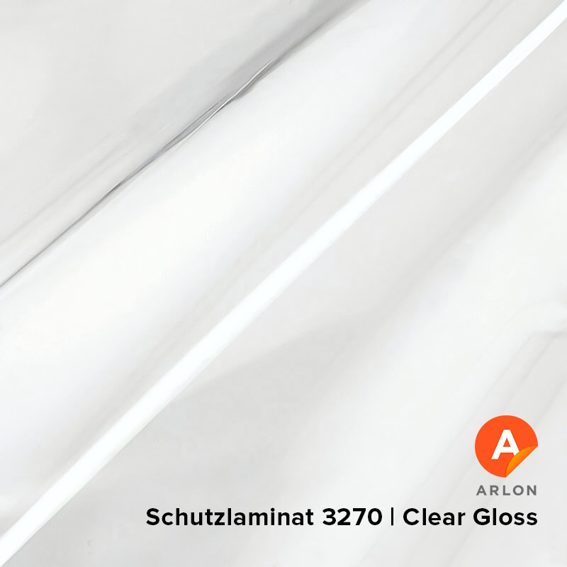 ARLON Schutzlaminat 3270 | Clear Gloss | Rolle (45,72m) | 137cm Breite 