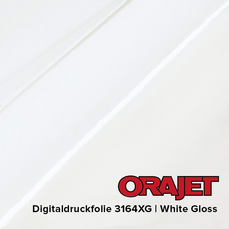 ORAJET® 3164XG | White Gloss | Rolle (25m) | 160cm Breite