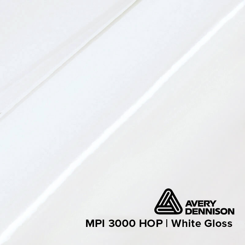 AVERY MPI 3000 HOP | White Gloss | Rolle (50m) | 105cm Breite   