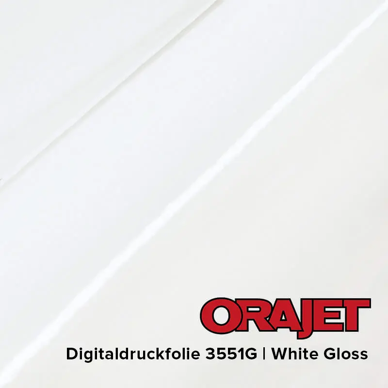 ORAJET® 3551G | White Gloss | Rolle (50m) | 160cm Breite 