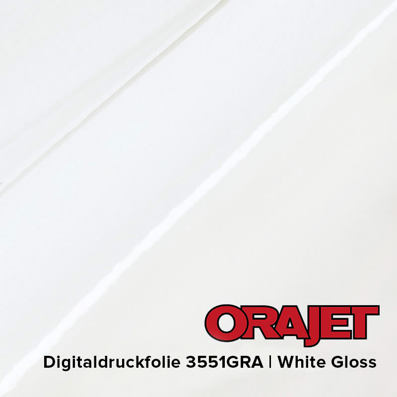 ORAJET® 3551GRA | White Gloss | Rolle (25m) | 160cm Breite