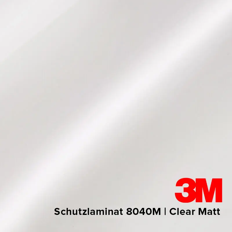3M Schutzlaminat 8040M | Clear Matt | Rolle (25m) | 137cm Breite 