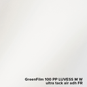 GreenFilm 100 PP LUVESS M W ultra tack air adh FR