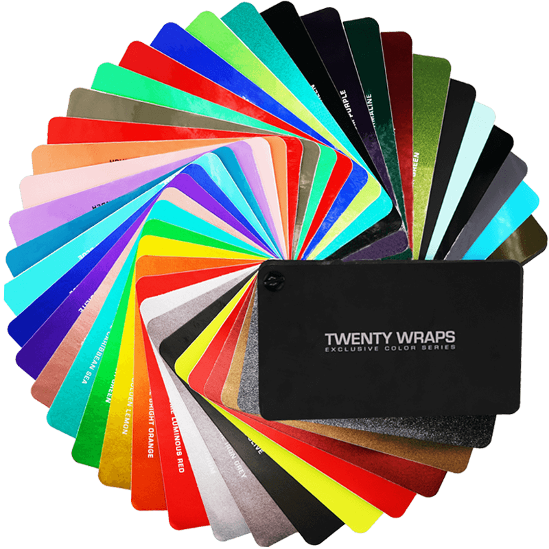 20 WRAPS | Farbfächer