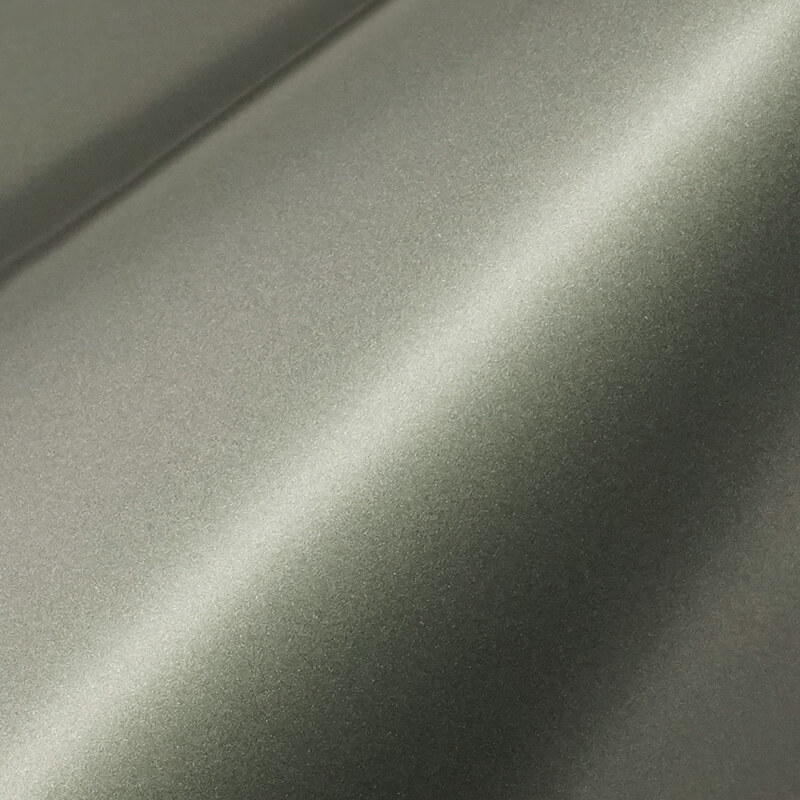 Avery | Satin Metallic Dove Grey