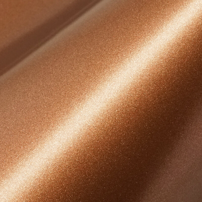 Avery | Satin Metallic Light Brown
