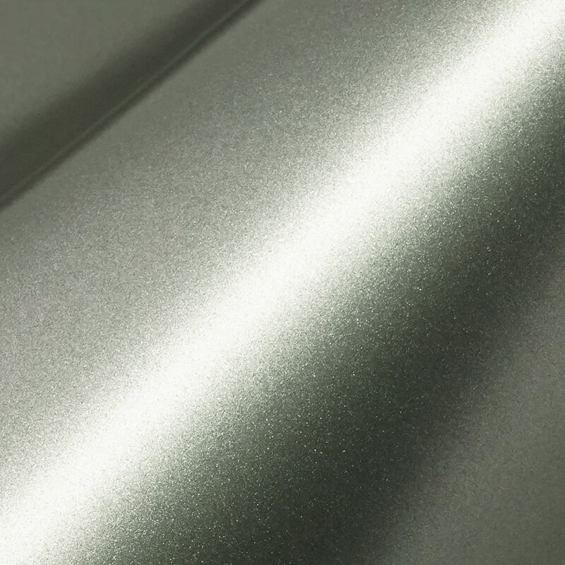 Avery | Satin Metallic Light Grey