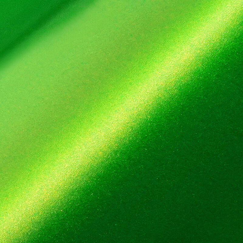 Avery | Satin Metallic Lively Green