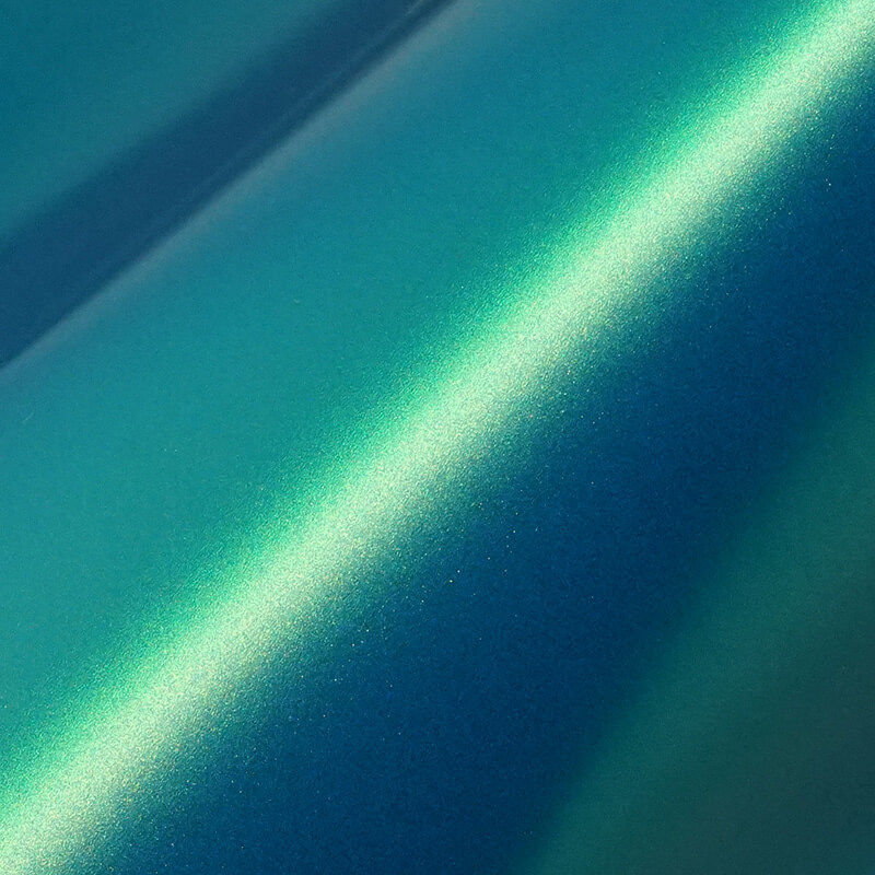 Avery | Satin Metallic Cool Teal
