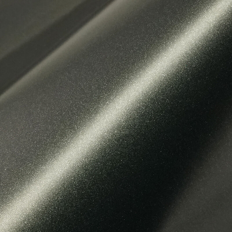 Avery | Satin Metallic Black Rock Grey