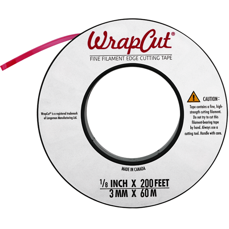 WrapCut Rot | Schneidedraht | 60 Meter x 3 mm