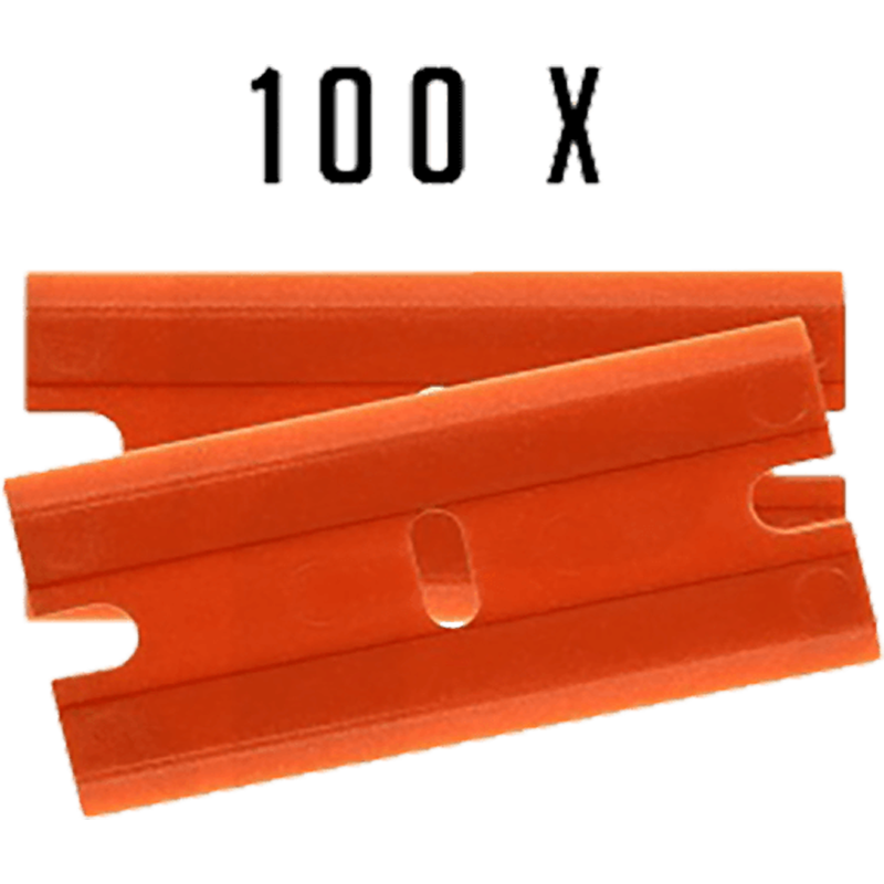 Lil Gripper | 100 Kunstoffklingen | ORANGE | Scraperite