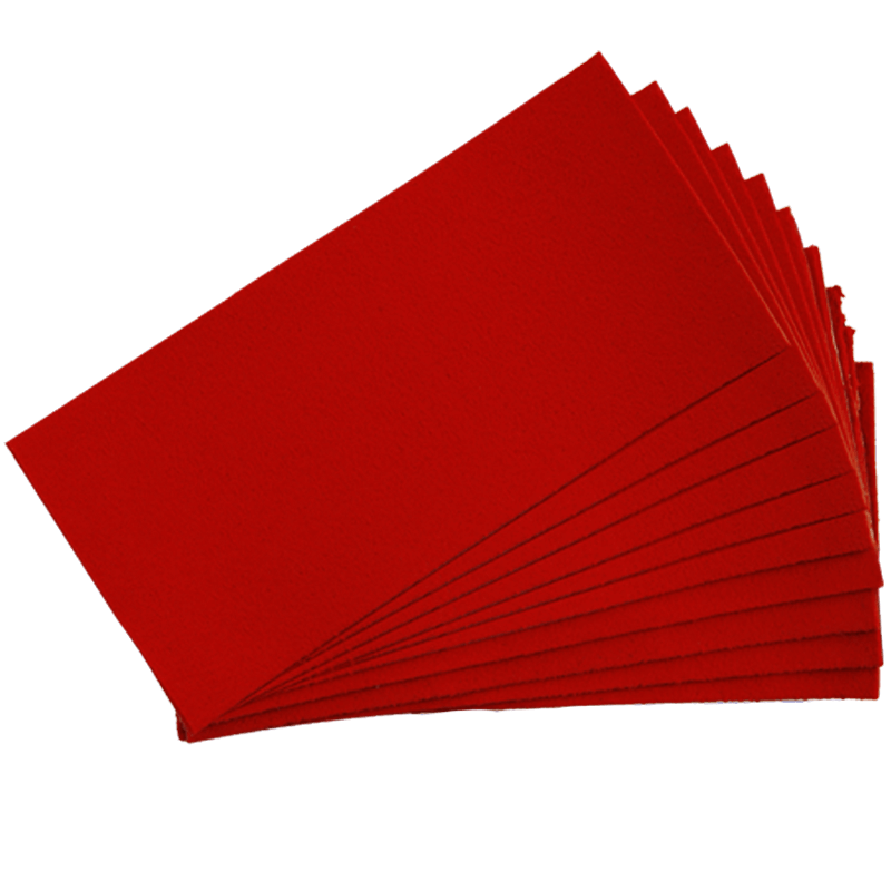 Wildlederfilz | 10 Stück