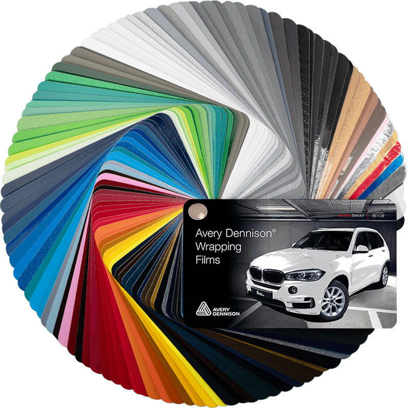 Farbfächer | Avery Supreme Wrapping Film | Color Sample Selector