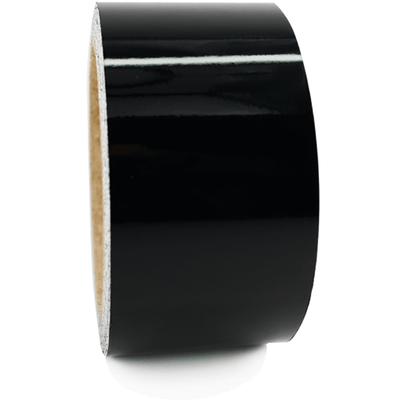 ChromeTape | Zierleistentape | Gloss Black (Rapid Air) | 10 Meter x 50mm