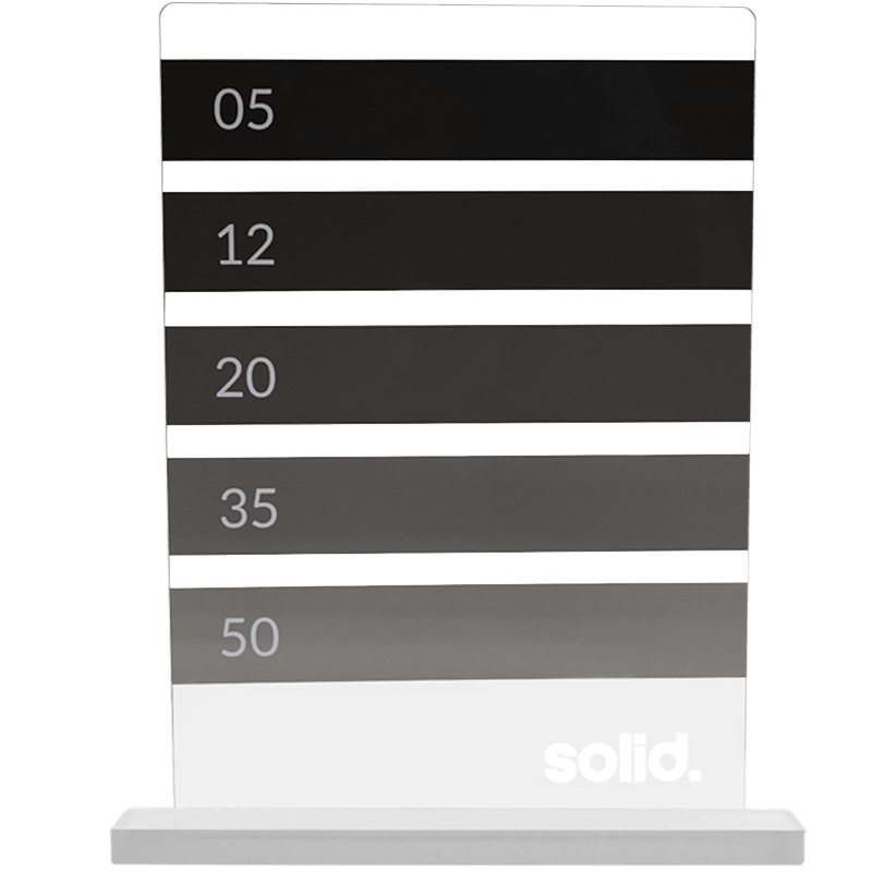 solid.Acryl Tischaufsteller