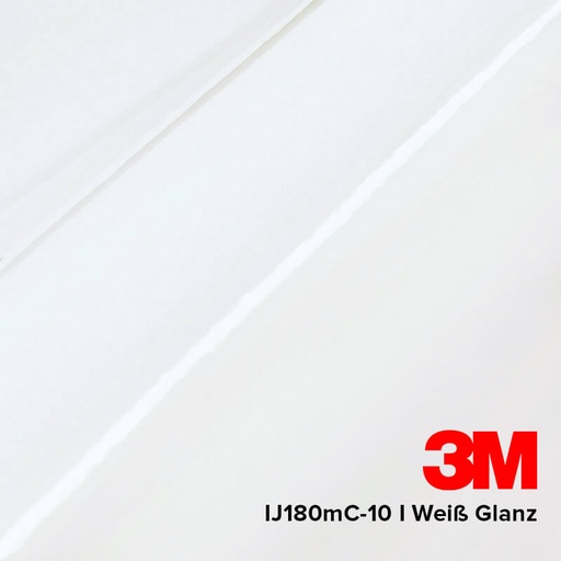 3M Print Wrap IJ180mC-10 | Digitaldruckfolie weiß gl.