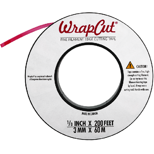 WrapCut Rot | Schneidedraht | 60 Meter x 3 mm