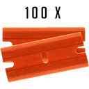 Lil Gripper | 100 Kunstoffklingen | ORANGE | Scraperite