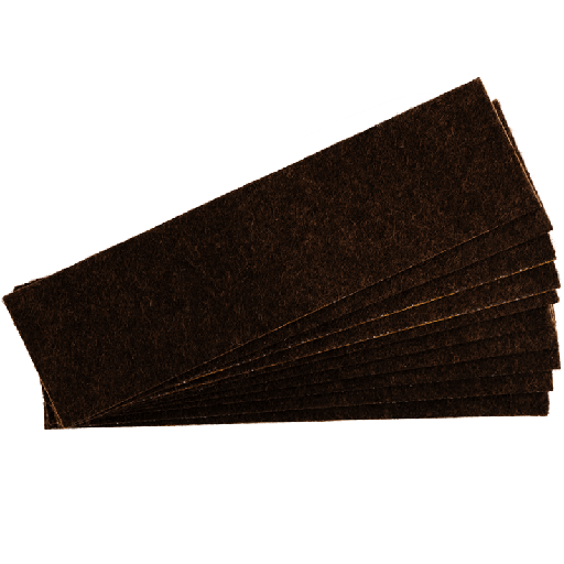 PTFE | Nadelfilz braun | 10 Stück